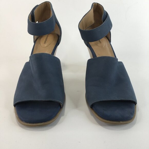 Giani Bernini Vira Blue Leather Sandals Size 9.5M - Picture 6 of 11